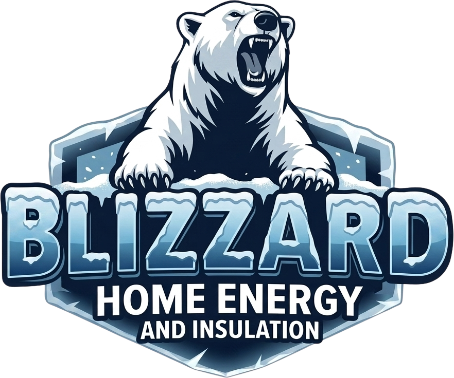 blizzard home energy & insulation logo